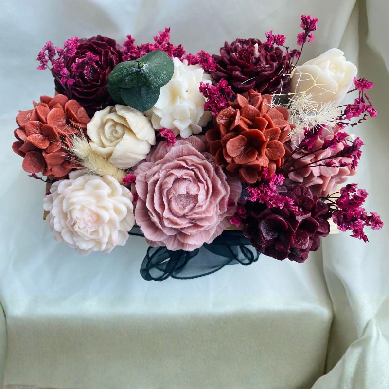 Decorative Flower Bouquet with Fragrance Accent