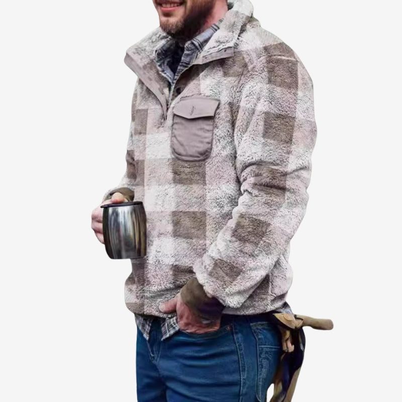 Liam – Long Sleeve Jacket with Standup Collar