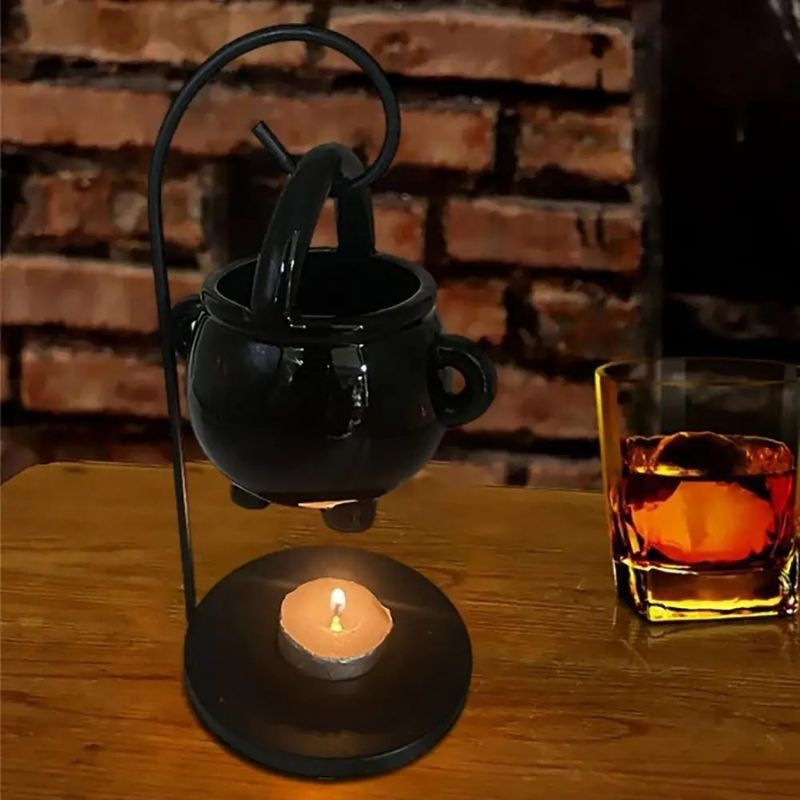 GlowCurve – Candle Holder with Curved Stand and Aroma Diffuser