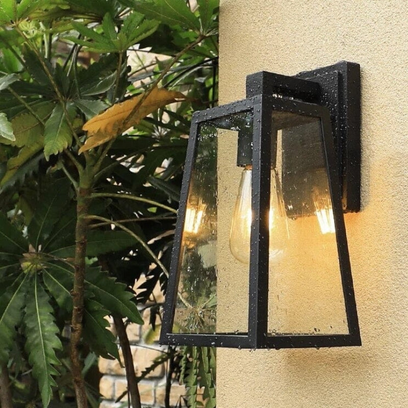 BrightEra – Wall Lamp with Curved Stand and Cage Design