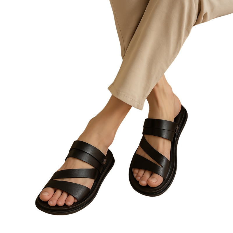 Alaric – Sandalen met Platte Zool en Ademend Ontwerp Velani