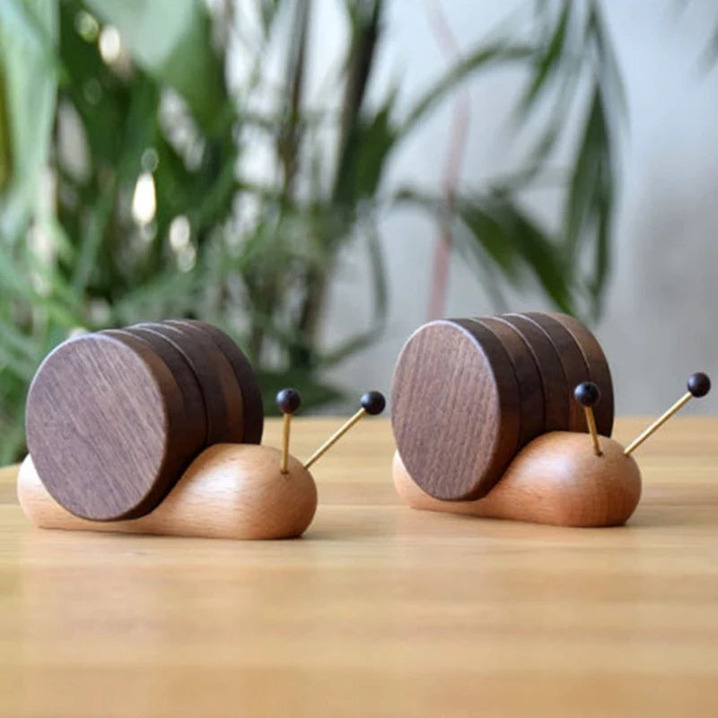 CozyNest – Snail Design Cup Coaster