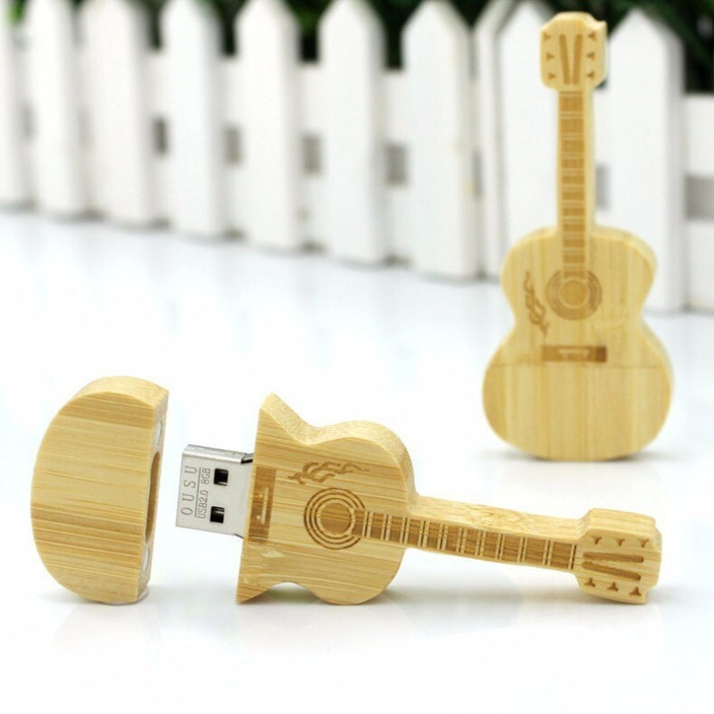 TuneKey – Guitar-Shaped USB Flash Drive with Keychain