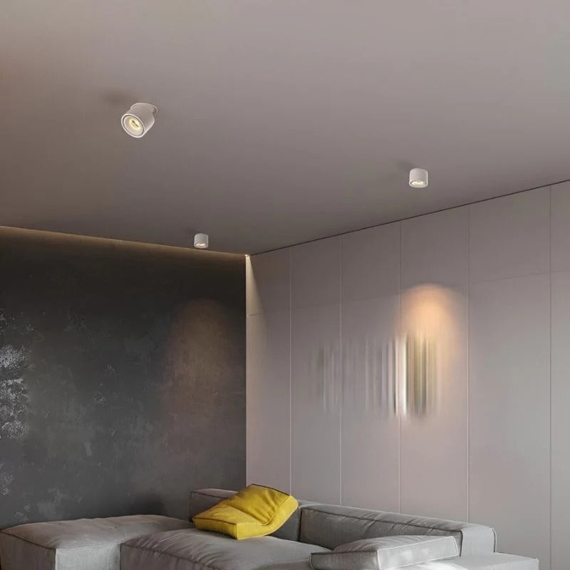 LumiSpin – Rotating LED Ceiling Light with Round Shape