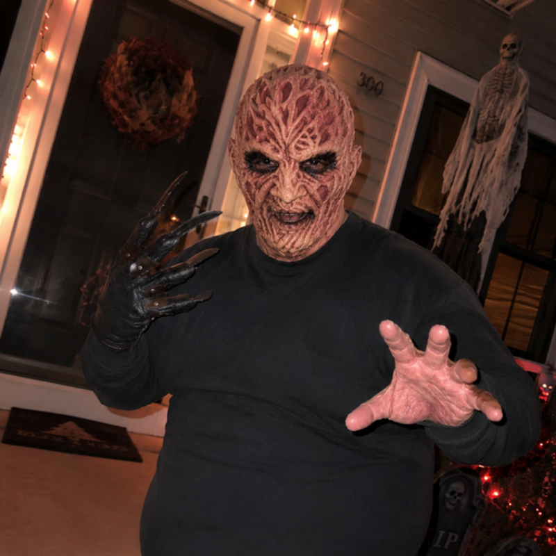 BurnShade Horror Mask with Sculpted Details