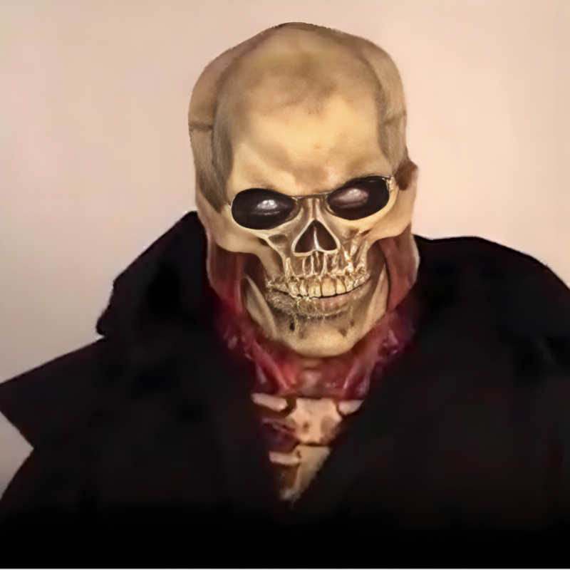 Realistic Bloody Skull Halloween Mask