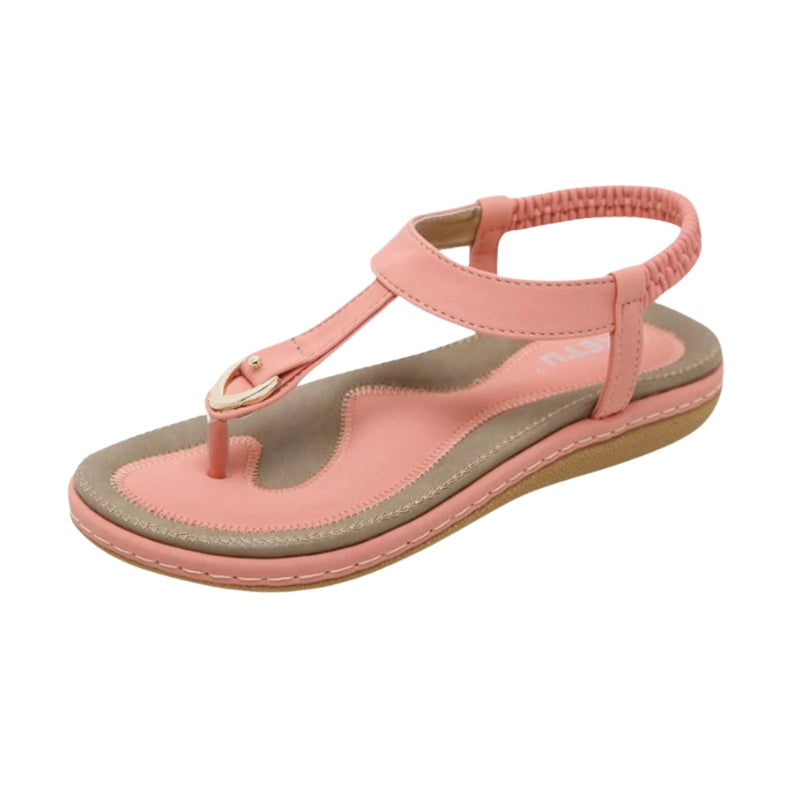 Marie – Platte Sandalen met Verstelbare Band Velani