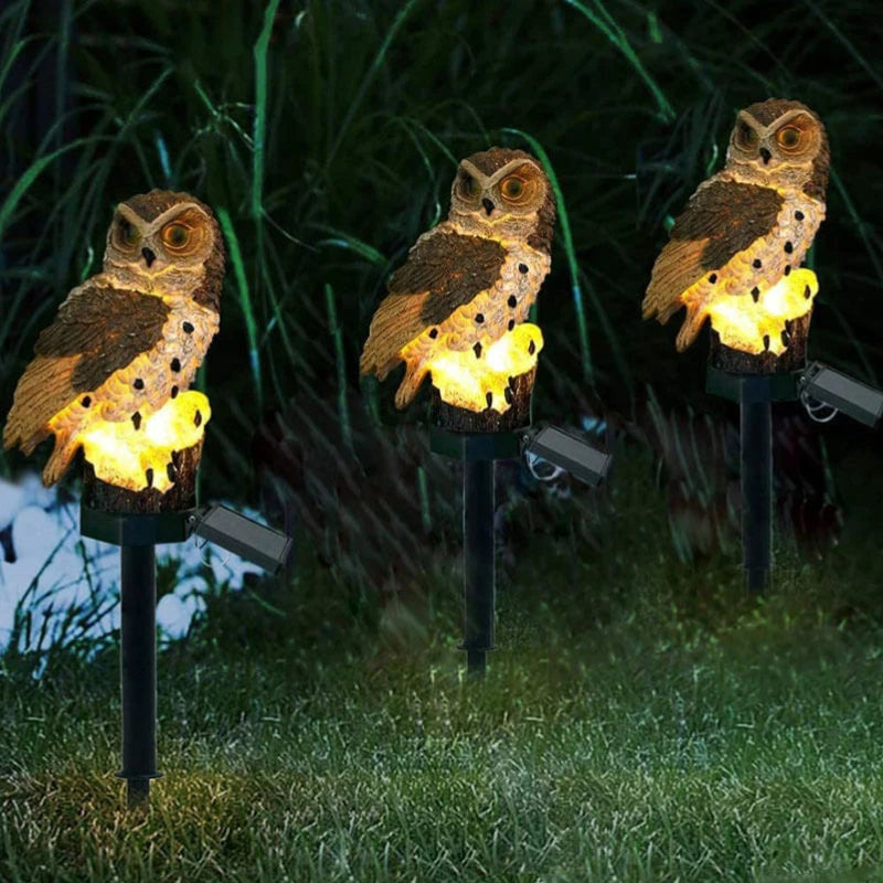 Noctyra – Solar LED Garden Light with Owl Design
