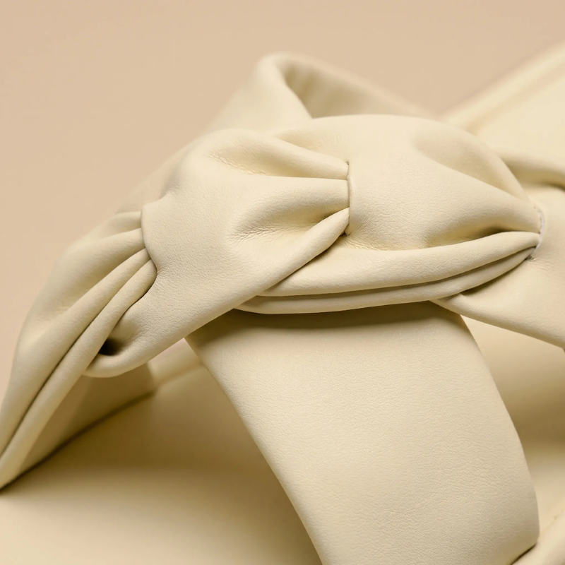 Ladies' Knotted Slide Slippers