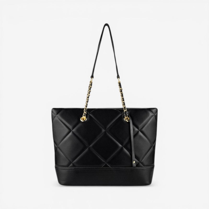 Large Capacity Structured Handbag for Everyday Use