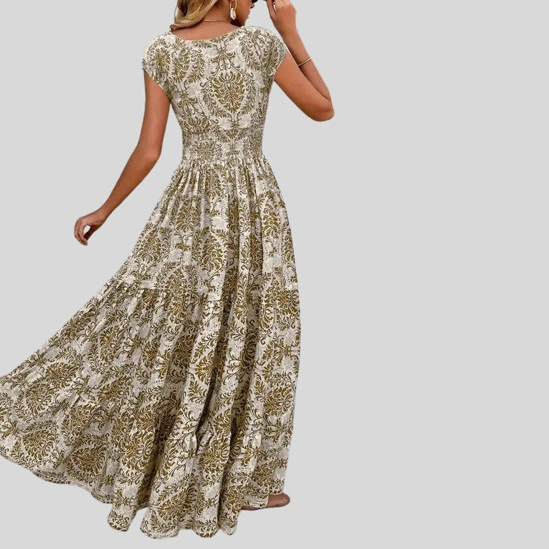 Women’s Maxi Dress Sleeveless V Neck