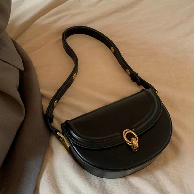 Ava – Women's Bag with Long Shoulder Strap and Hasp Closure