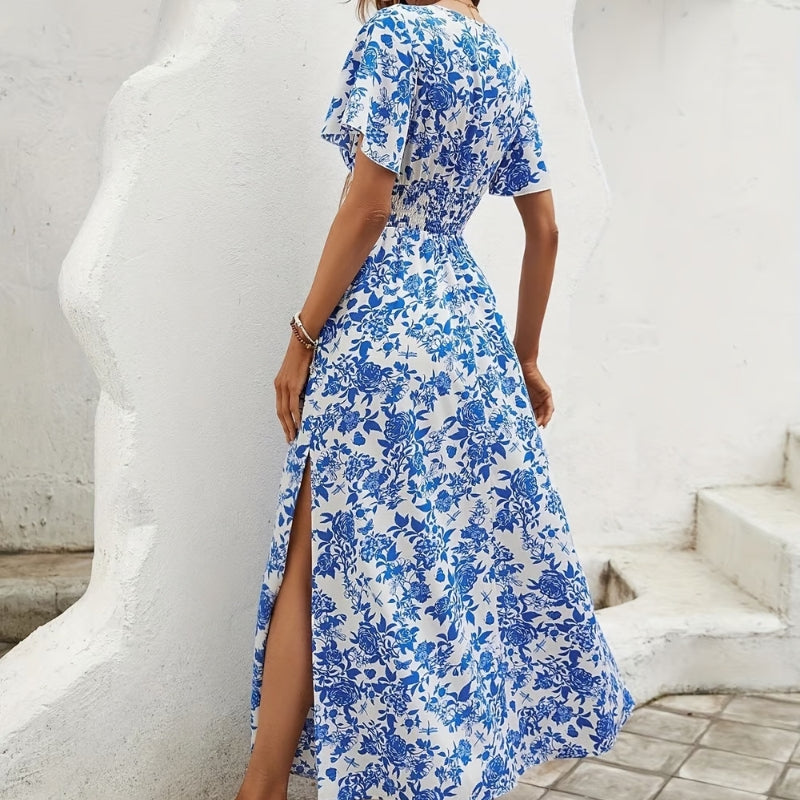 Women’s Maxi Dress V Neck