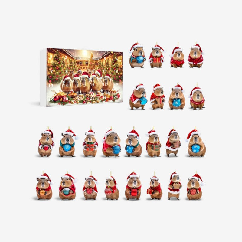 KapiFest – Kerst Adventskalender met Capybara Speelgoed Velani