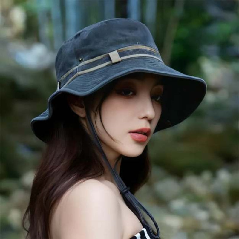 Olivia – Round Hat with Adjustable Band