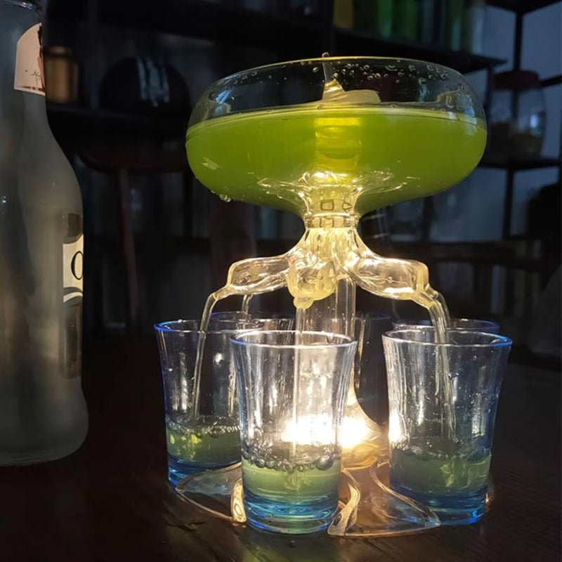DrikBend – Glass Set with Smart Dispenser