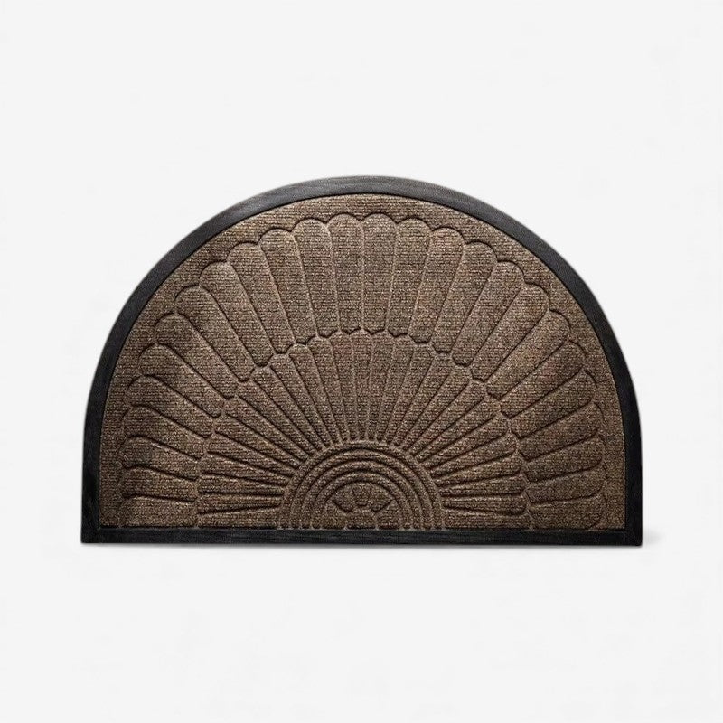 DoorEase – Halvemaanvormige Deurmat met Patroonontwerp Velani