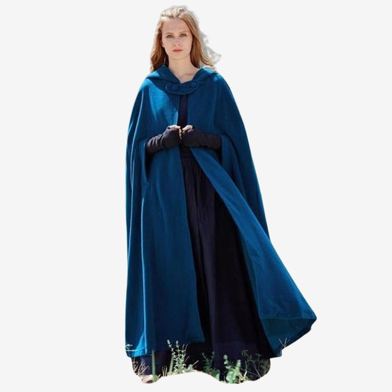 Sophia – Sleeveless Overcoat With Hooded Design