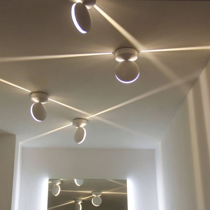 LumiSpin – LED Wandlamp met Ronde Kop en Draaibaar Ontwerp Velani