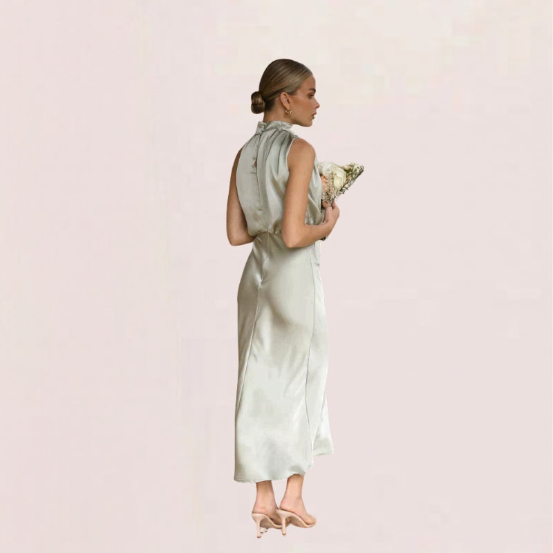 Women’s Halter Neck Midi Dress