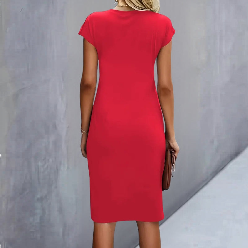 Women’s Crew Neck Midi Dress