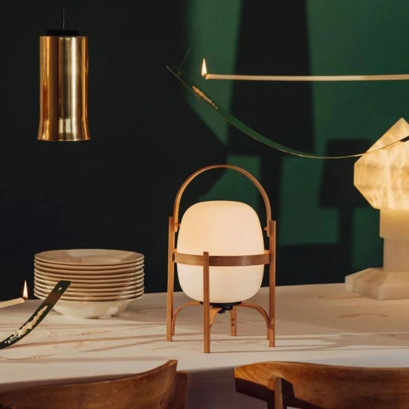 GlowLantern – LED Table Lamp with Decorative Lantern Design
