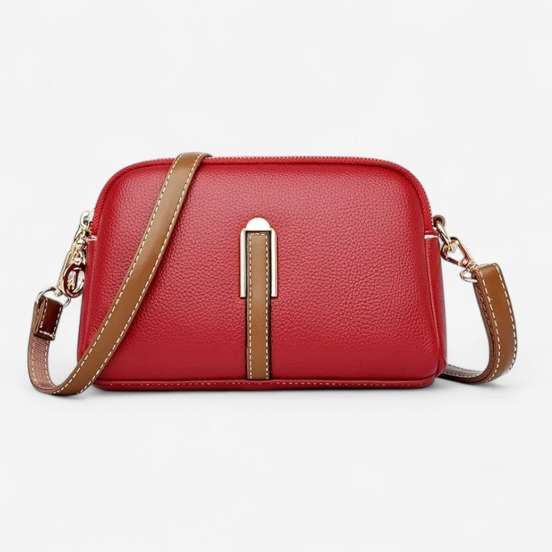 Lena – Schoudertas met Lange Band en Rits Velani