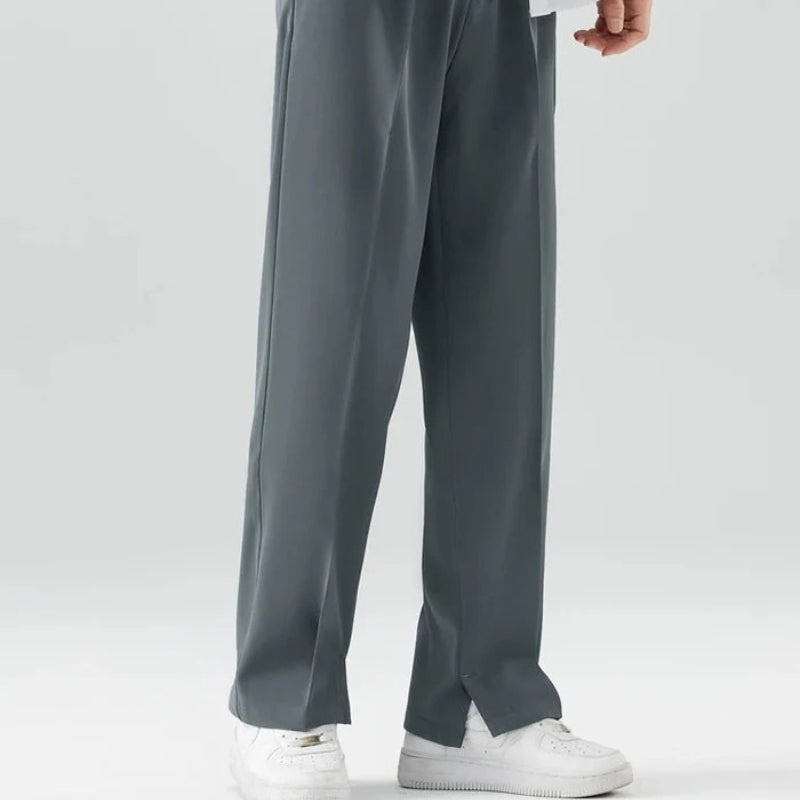 Willie – Losse broek met elastische taille en zakken Velani