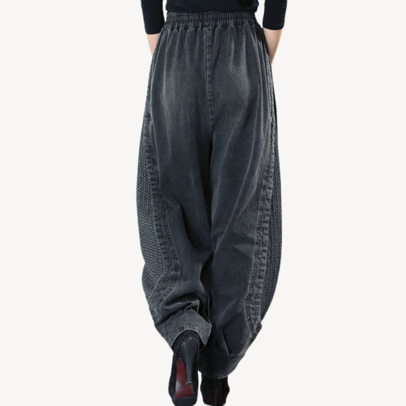 Guusje – Broek met Hoge Taille en Zijzakken Velani