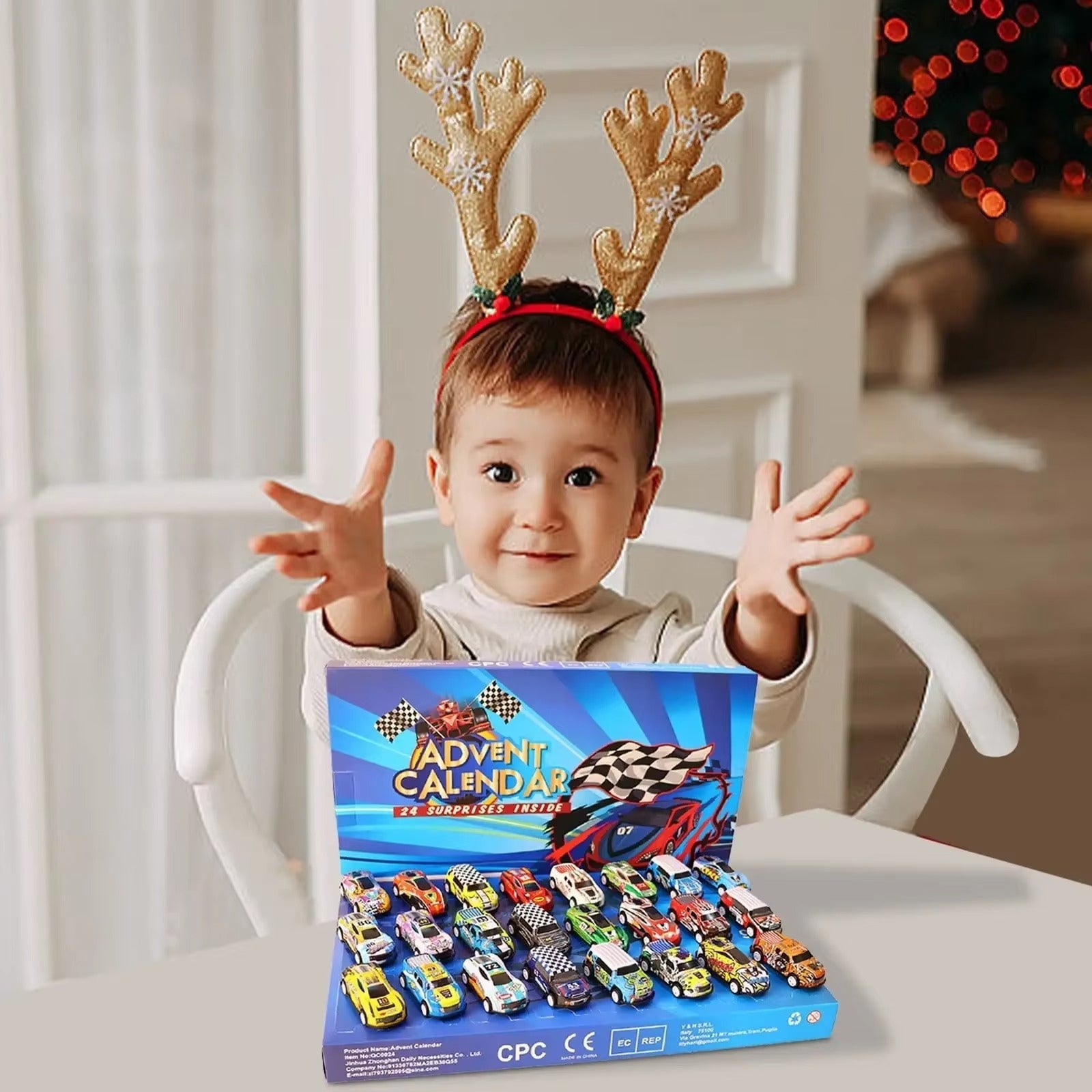 SpeedBox – 24 Dages Legetøjsbil Julekalender Velani