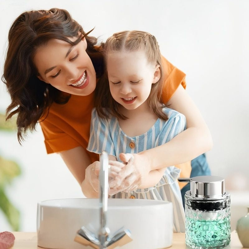 Pumpora – Refillable Soap Dispenser with Round Pump Design