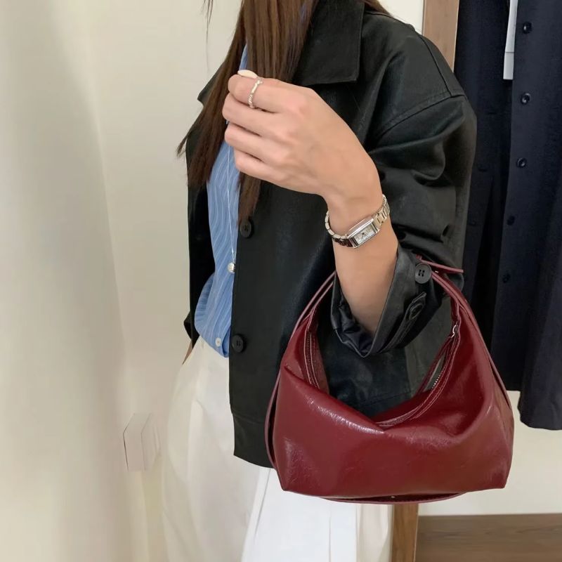 Women Structured Handbag with Adjustable Strap