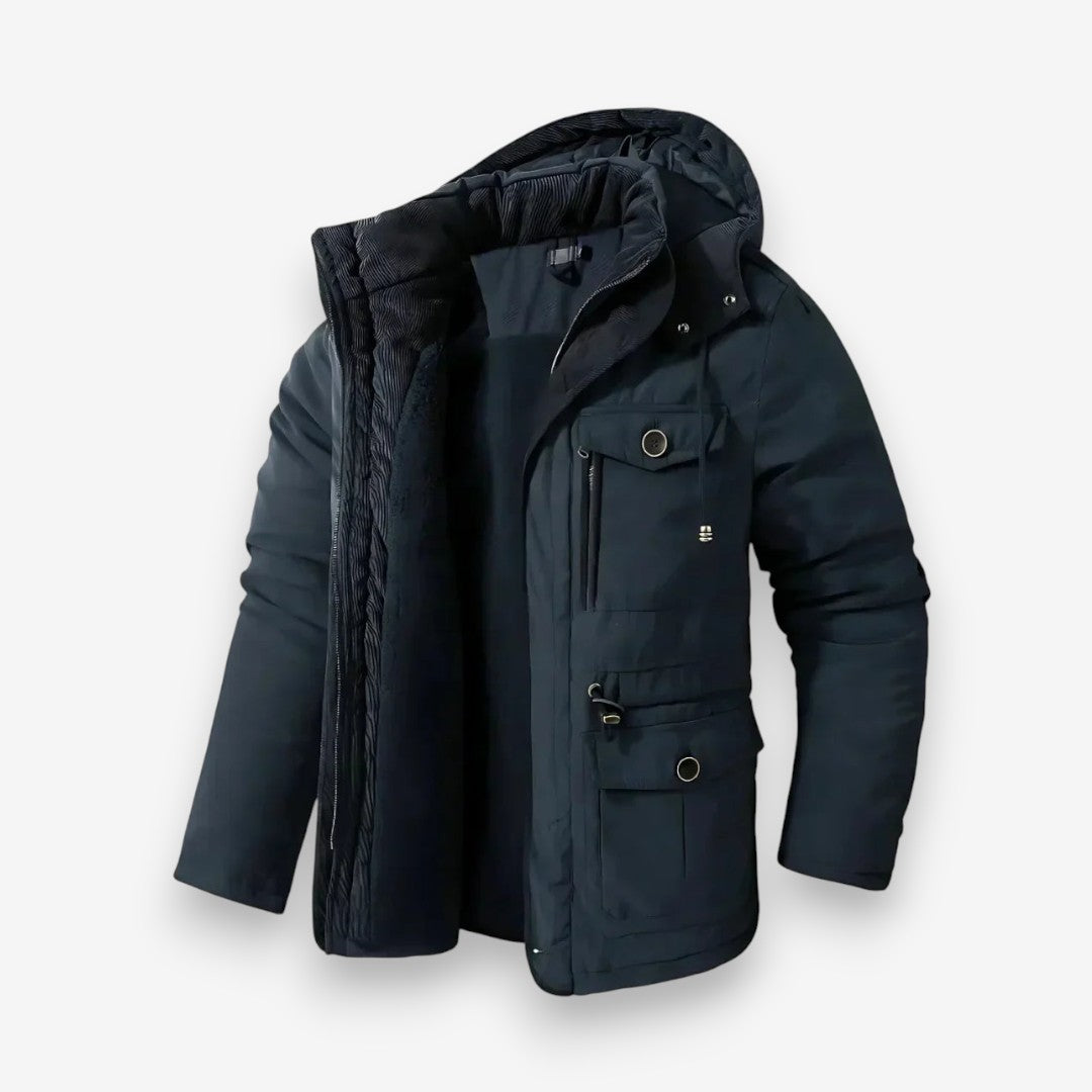 Lucas – Long Sleeve Jacket with Zipper Closure