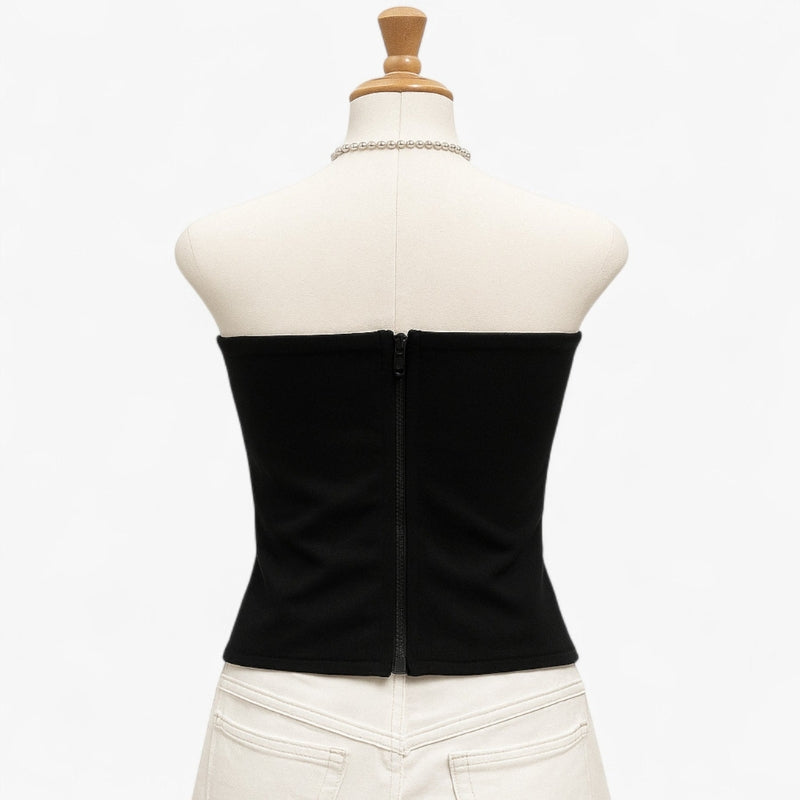 Amira – Slanke pasvorm Korset met Rits aan de Achterkant Velani