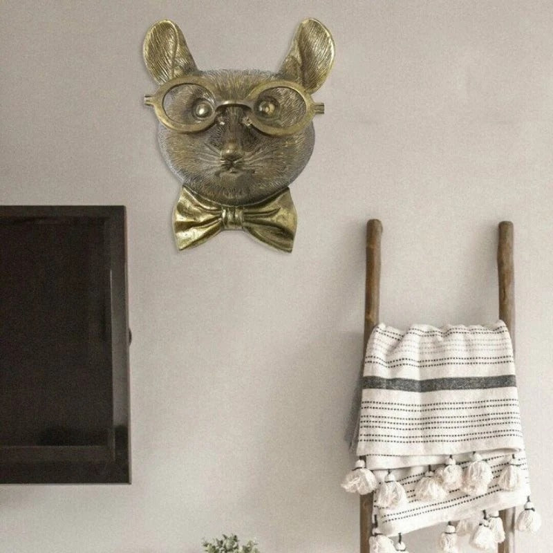 ArtWild – Wall-Mounted Animal Head Sculpture for Home Decor