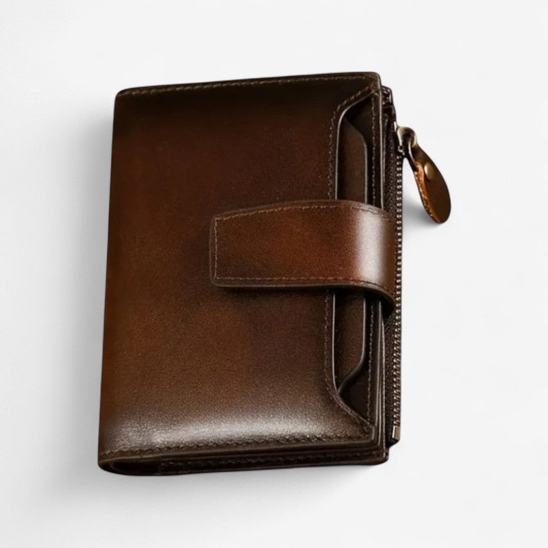 Pieter – RFID-portemonnee met ritssluiting en kaarthouders Velani