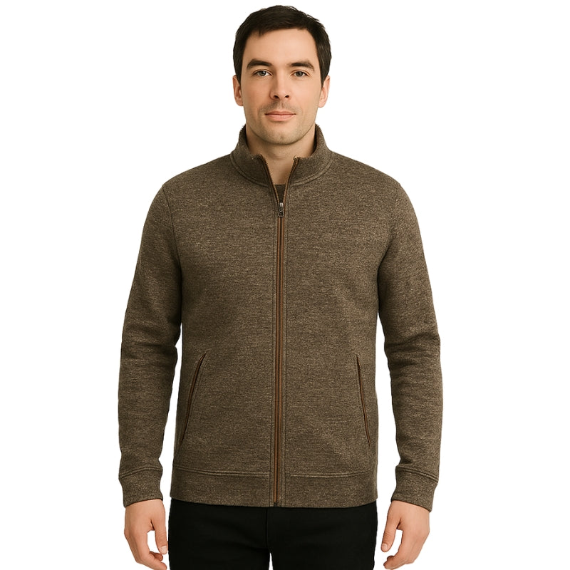 Lukas – Lange Mouw Jas met Ritssluiting en Zakjes Velani