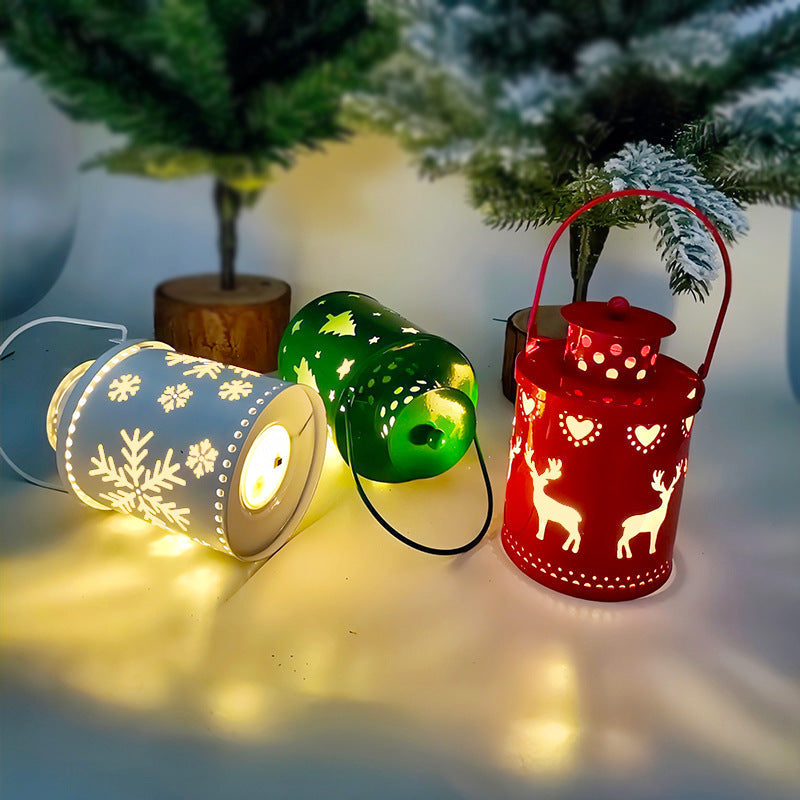 FestiveGlow - LED Lantern With Flickering Light Effect