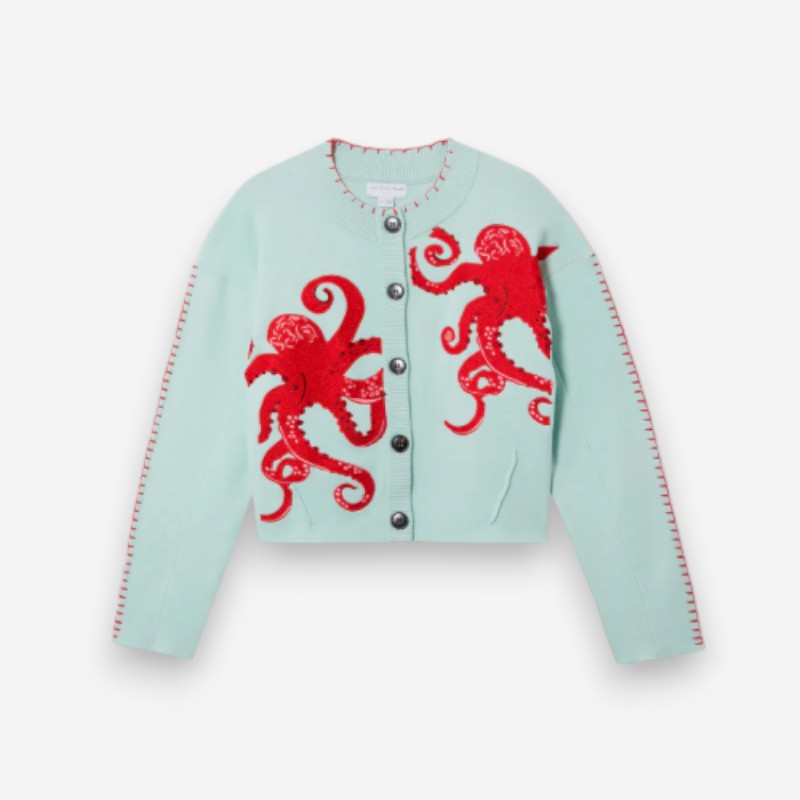 Emma – Round Neck Sweater with Button Closure