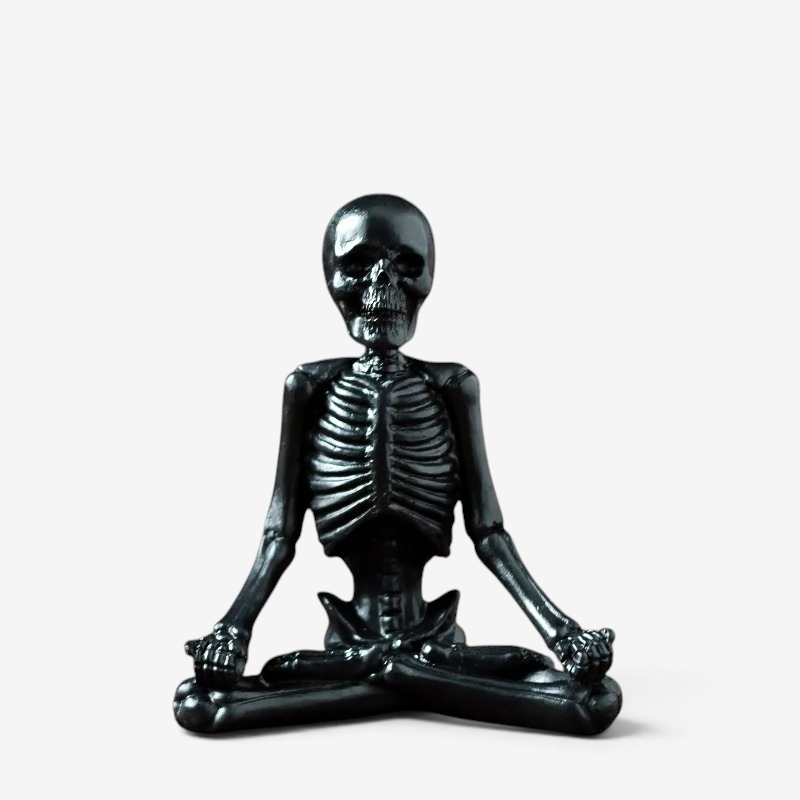 Spooky Resin Skeleton Figurine for Halloween