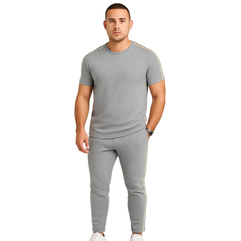 Armin – Tweedelige Set met Shirt met Korte Mouwen en Broek Velani