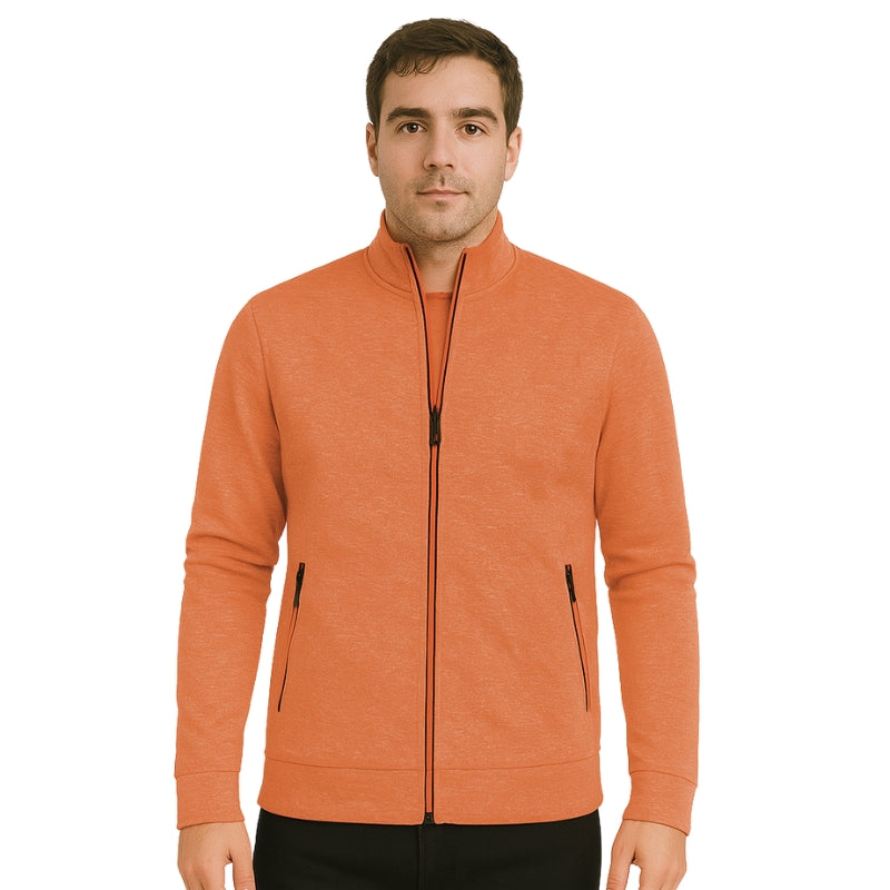 Lukas – Lange Mouw Jas met Ritssluiting en Zakjes Velani