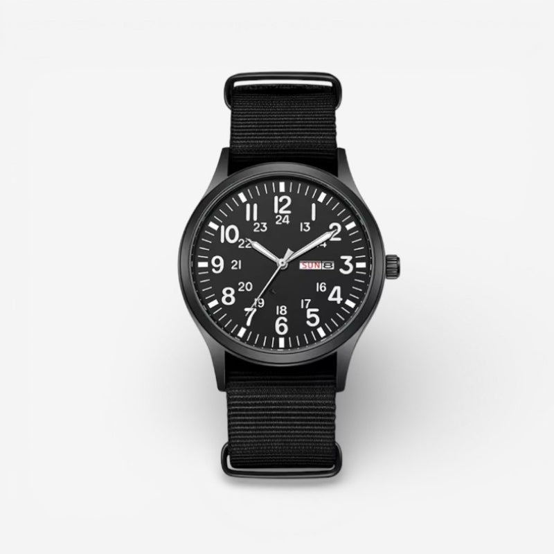 Lucas – Round Watch with Clear Numeric Display