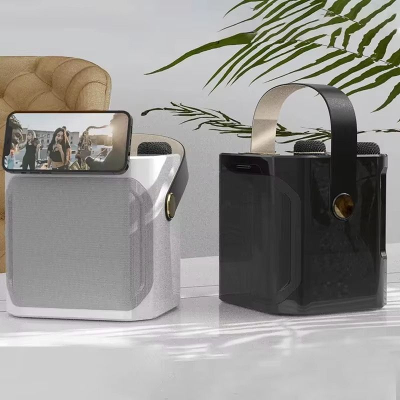 BeatBox – Bluetooth Speaker met Dubbele Microfoons en Handvat Velani