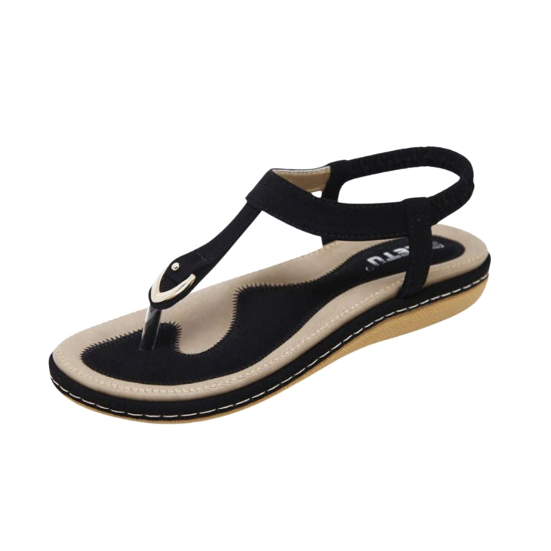 Marie – Platte Sandalen met Verstelbare Band Velani