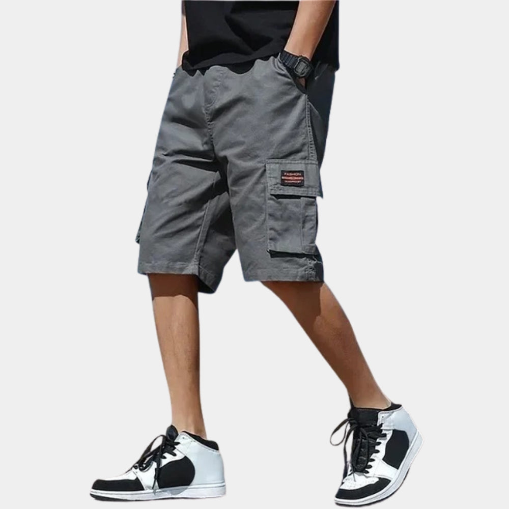 Jesse – Cargo Shorts met Elastische Tailleband en Meerdere Zakken Velani