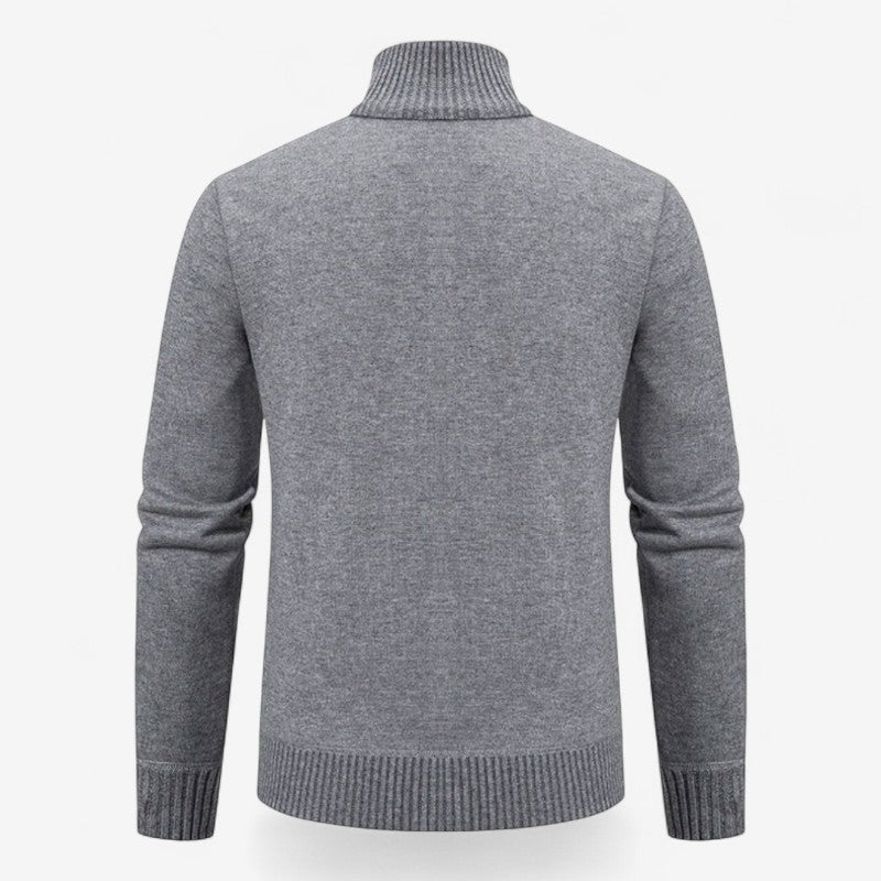 Liam – Slim Fit Vest met Sjaalkraag en Rits Velani