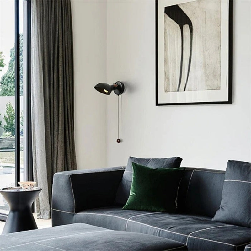 GlowBend – Swivel Wall Lamp with Pull Cord Switch