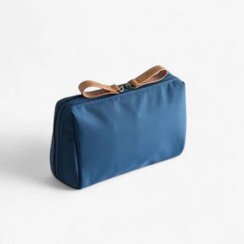 Gisela - Draagbare Make-up Tas met Dubbele Ritssluiting Velani