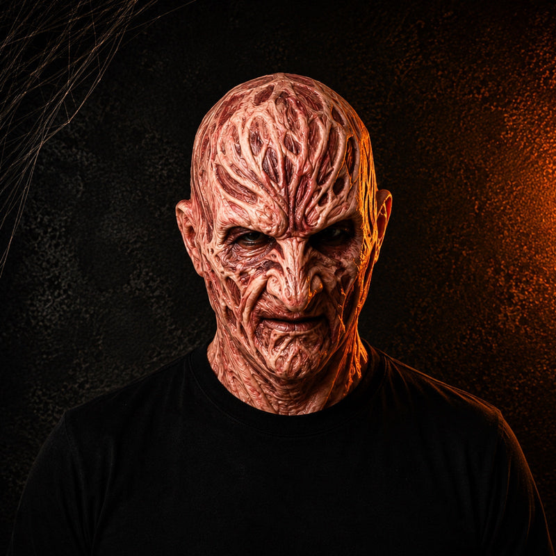BurnShade Horror Mask with Sculpted Details
